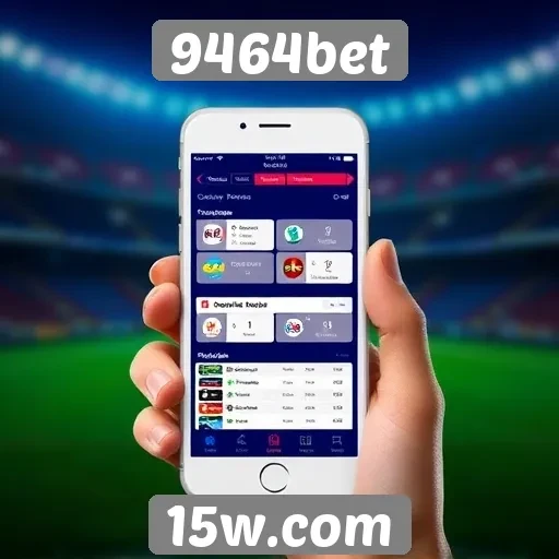 Recursos mobile do site 9464bet